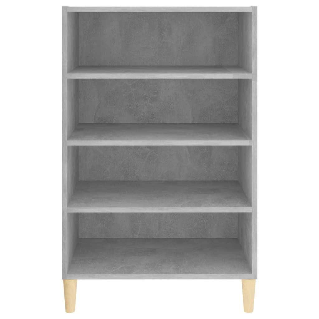 vidaXL Szafka, szarość betonu, 57x35x90 cm, materiał drewnopochodny