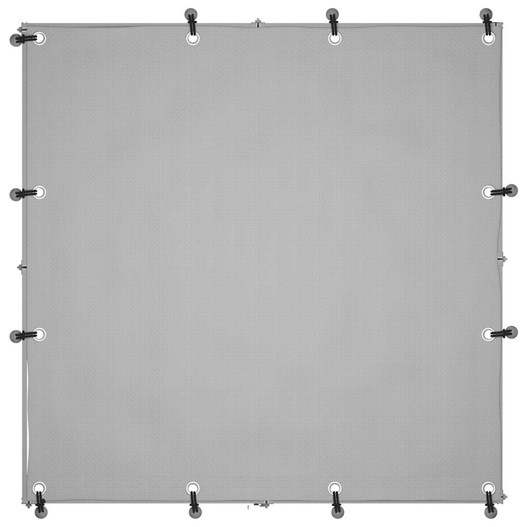 vidaXL Kojec dla psa, czarny, 110x110x110 cm, stalowy