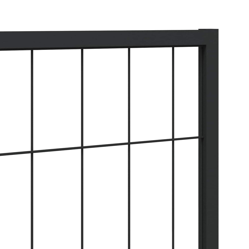 vidaXL Klatka dla zwierząt bez drzwi Czarny 300 x 100 x 70 cm Stal