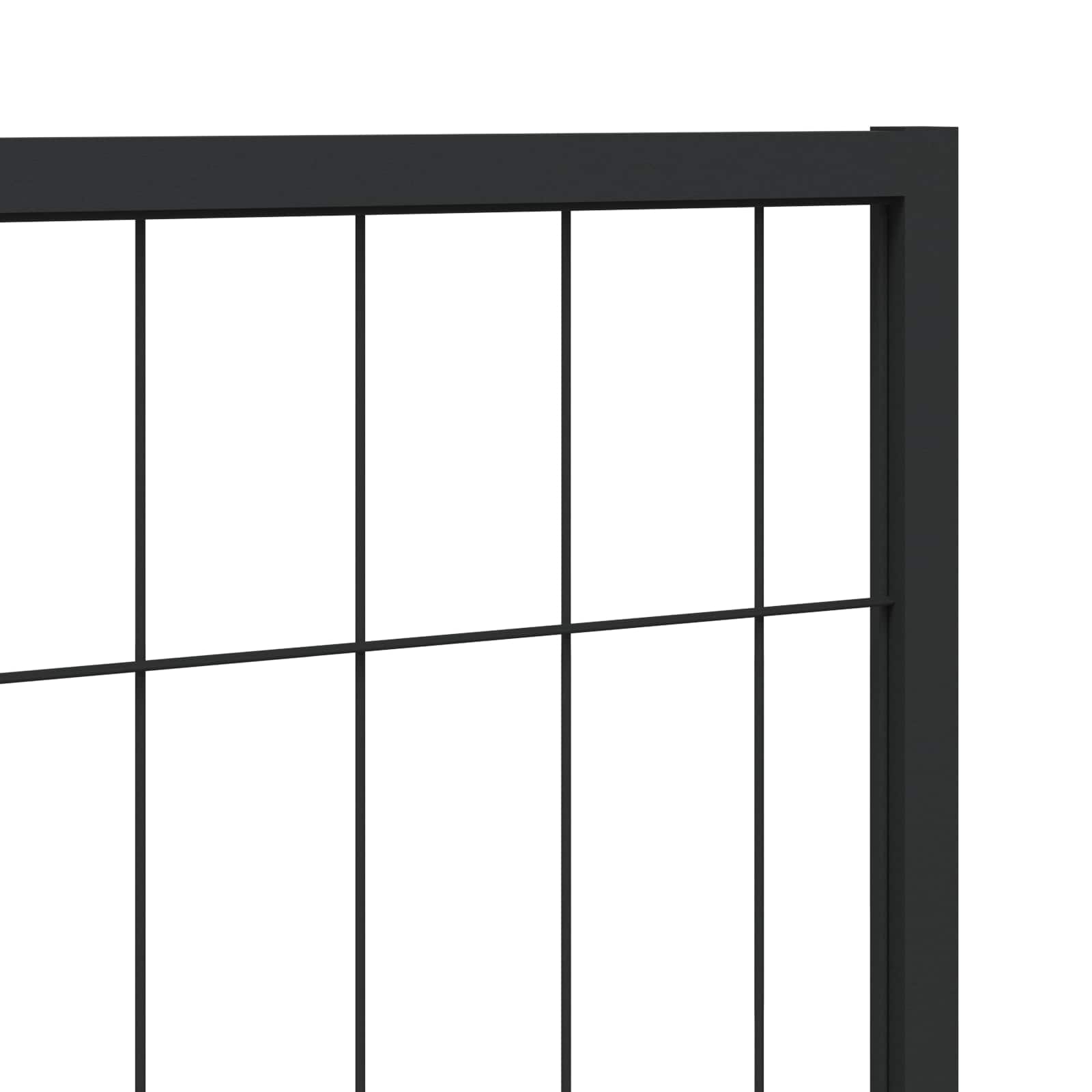 vidaXL Klatka dla zwierząt bez drzwi Czarny 300 x 100 x 70 cm Stal