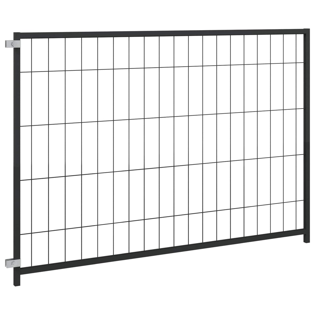vidaXL Klatka dla zwierząt bez drzwi Czarny 300 x 100 x 70 cm Stal