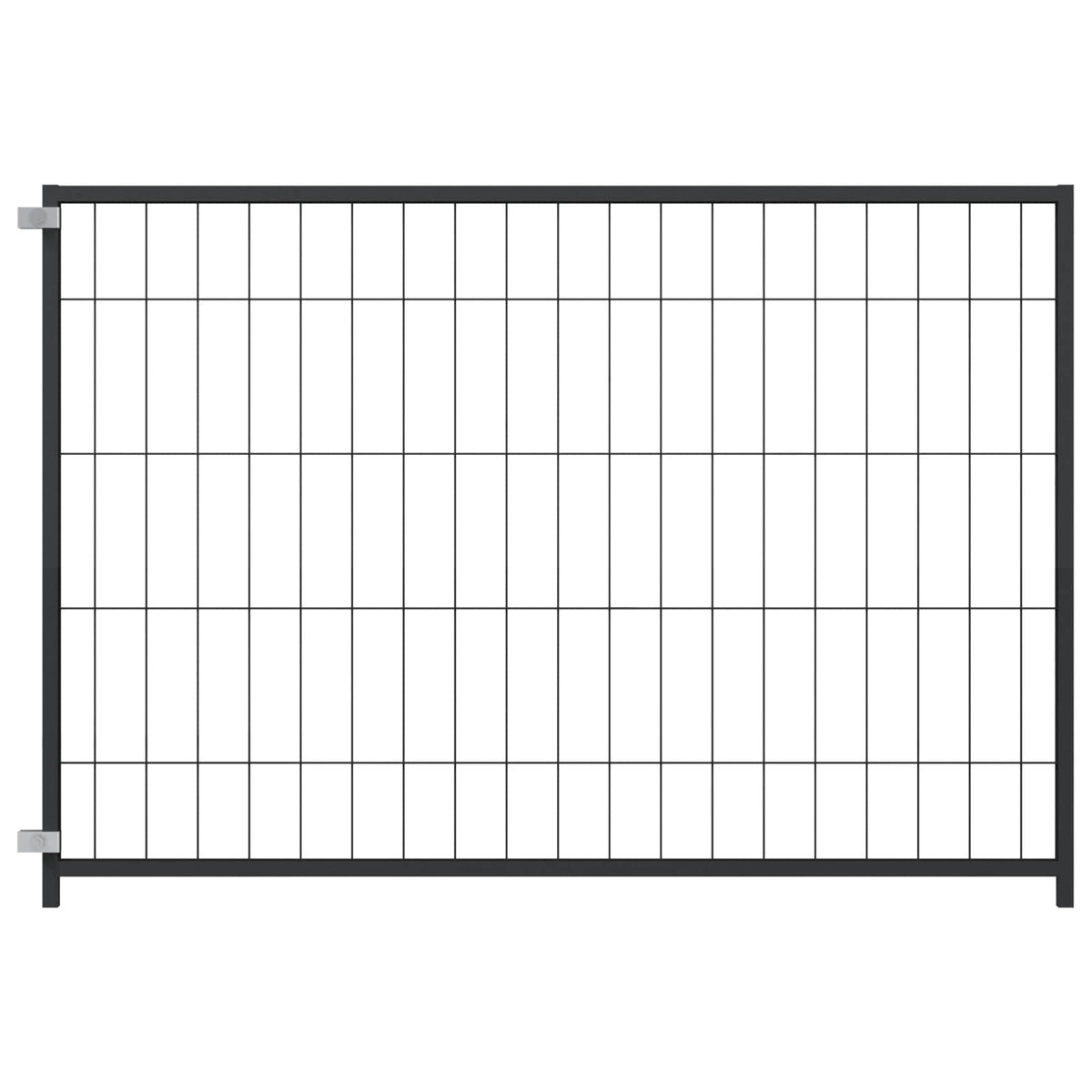vidaXL Klatka dla zwierząt bez drzwi Czarny 300 x 100 x 70 cm Stal