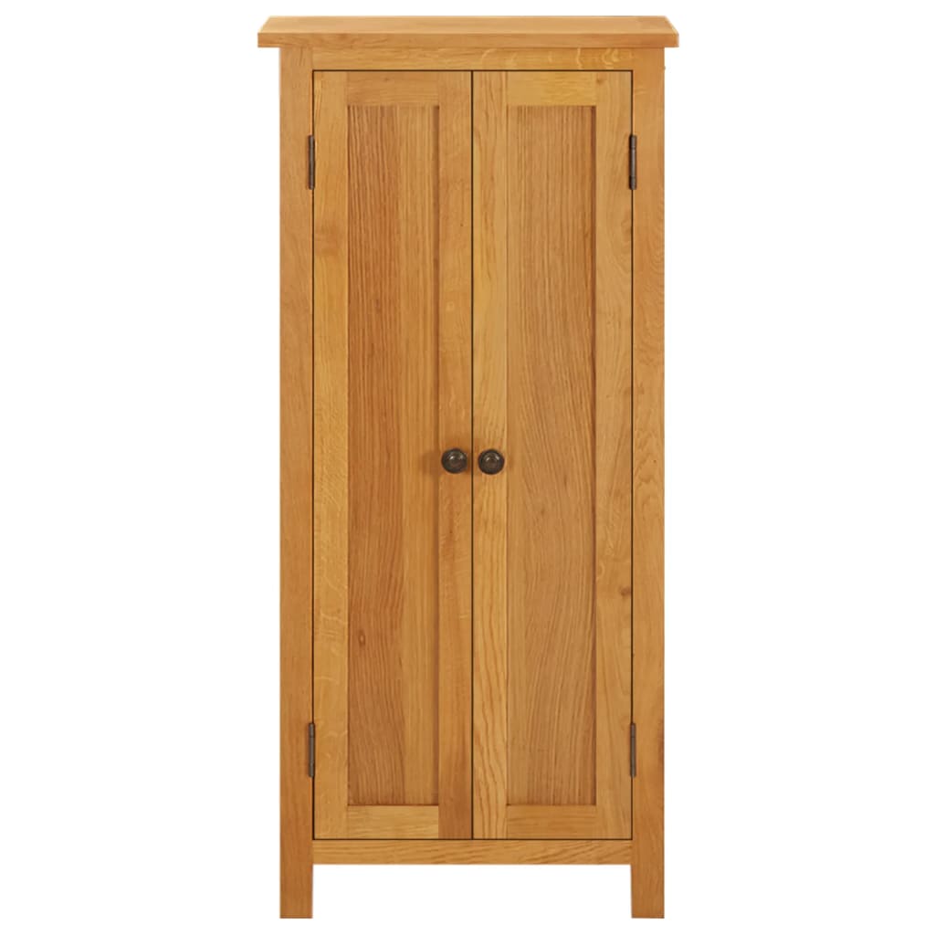 vidaXL Szafka, 50x22x110 cm, lite drewno dębowe