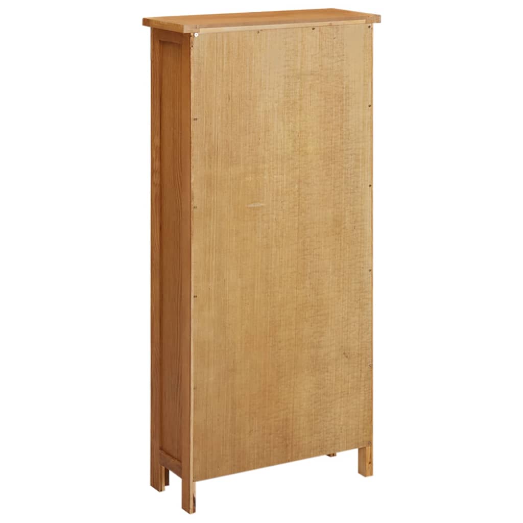 vidaXL Szafka, 50x22x110 cm, lite drewno dębowe