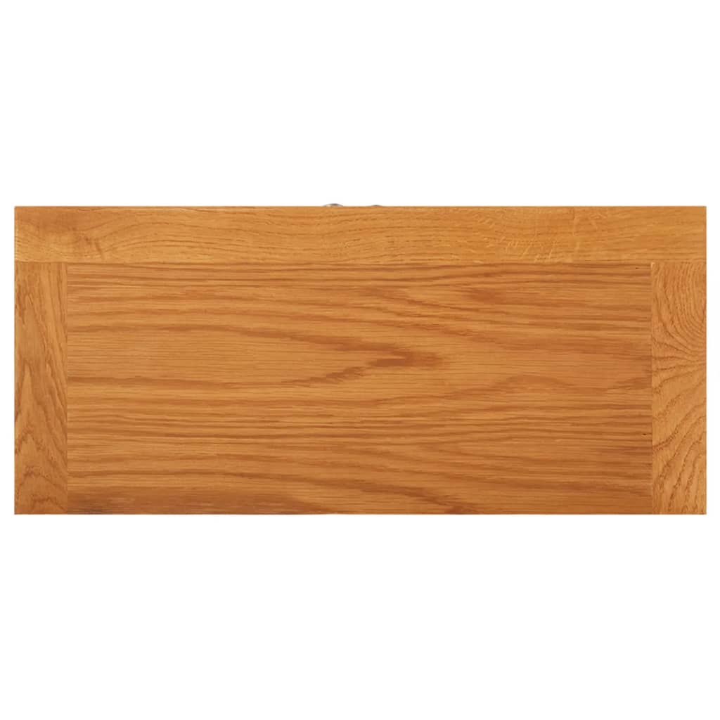 vidaXL Szafka, 50x22x110 cm, lite drewno dębowe