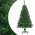 vidaXL Sztuczna choinka o grubych gałązkach, zielona, 120 cm, PVC