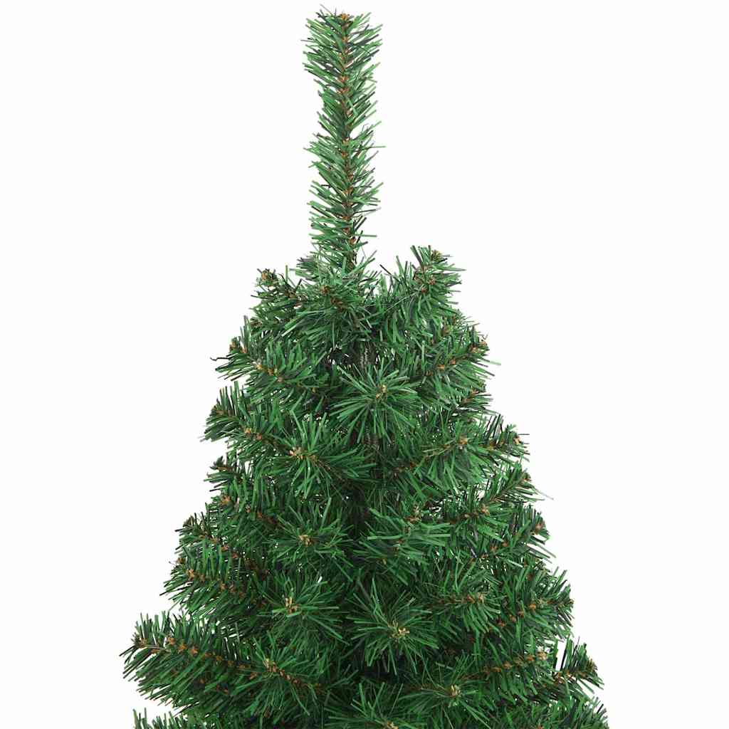 vidaXL Sztuczna choinka o grubych gałązkach, zielona, 120 cm, PVC