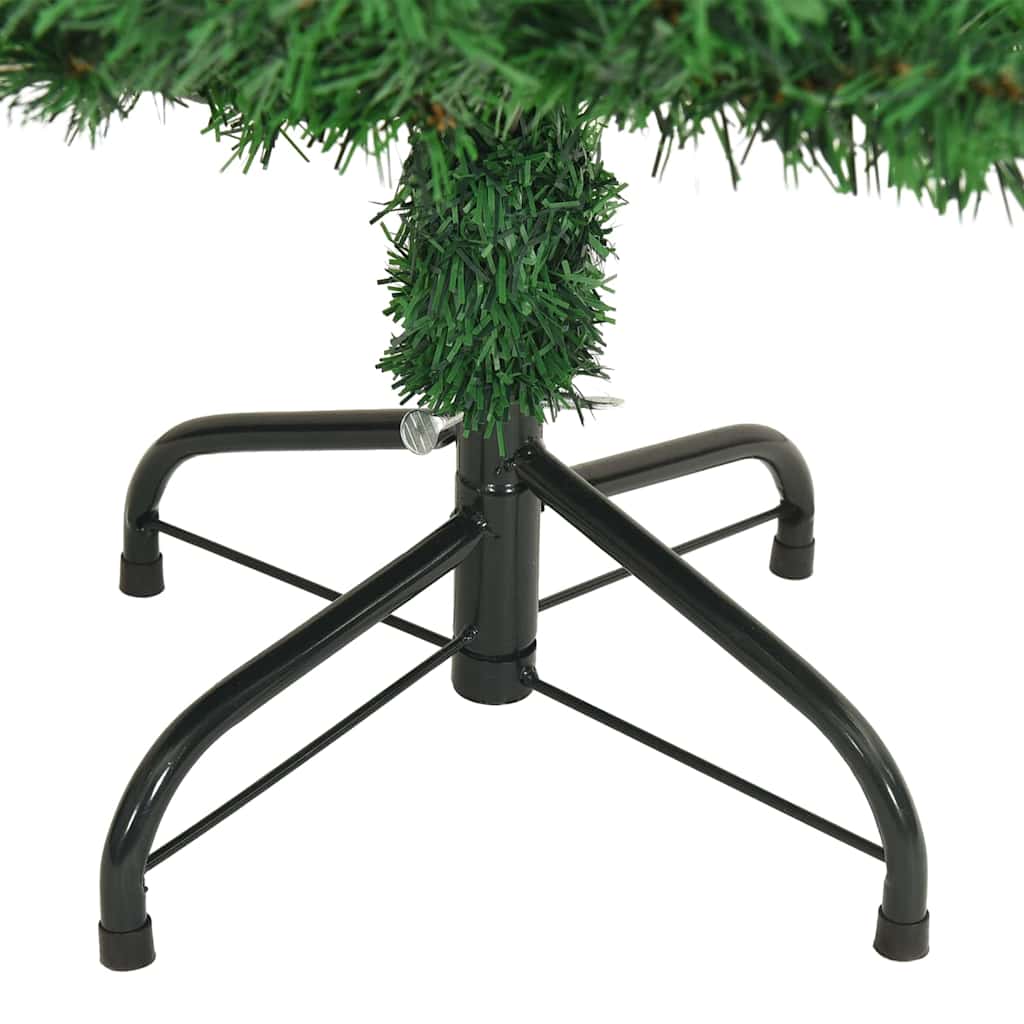 vidaXL Sztuczna choinka o grubych gałązkach, zielona, 120 cm, PVC
