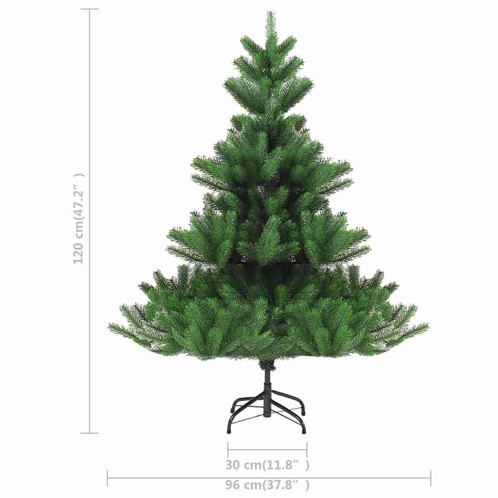 vidaXL Sztuczna jodła kaukaska, zielona, 120 cm