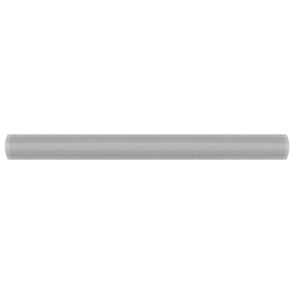 vidaXL Siatka aluminiowa, 80 x 1000 cm, srebrna