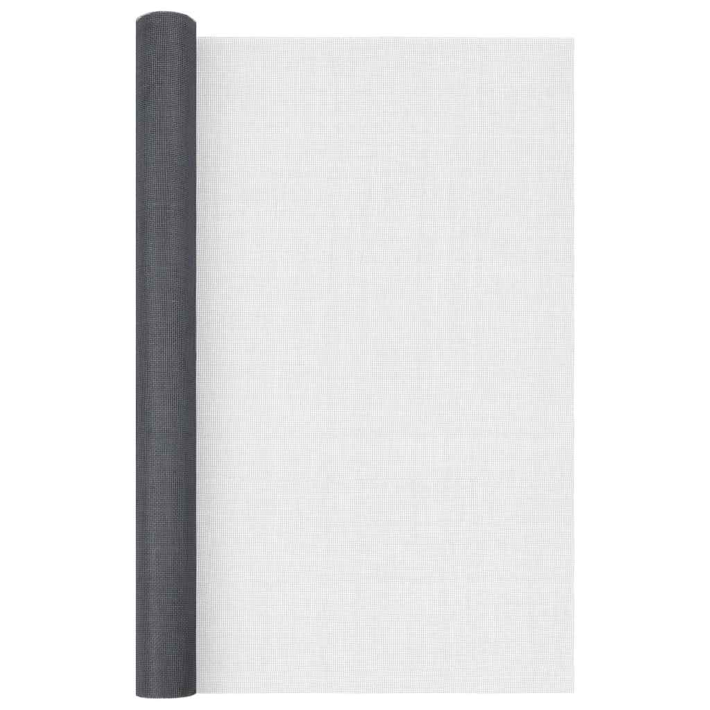 vidaXL Siatka z włókna szklanego, 80 x 2000 cm, szara