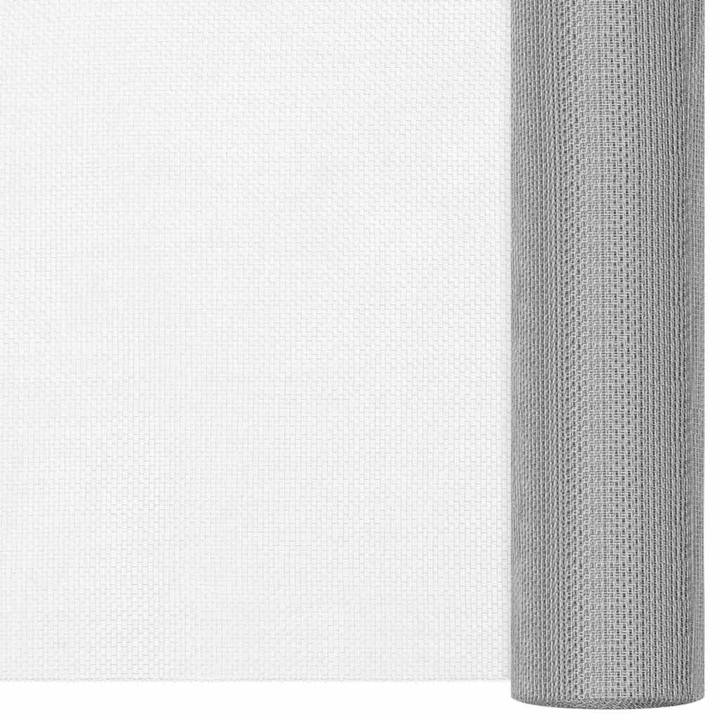 vidaXL Siatka ze stali nierdzewnej, 60 x 1000 cm, srebrna
