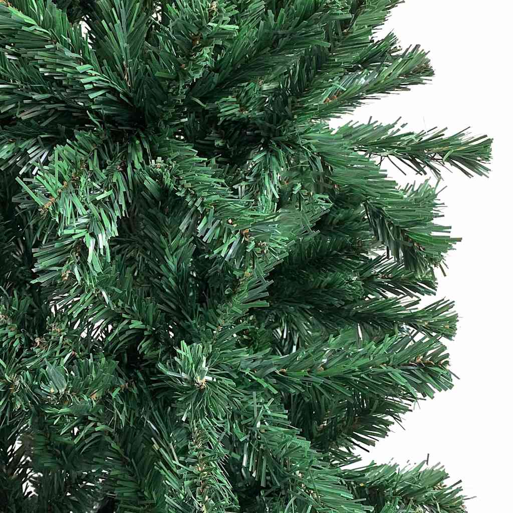 vidaXL Łuk świąteczny z girlandą, zielony, 240 cm
