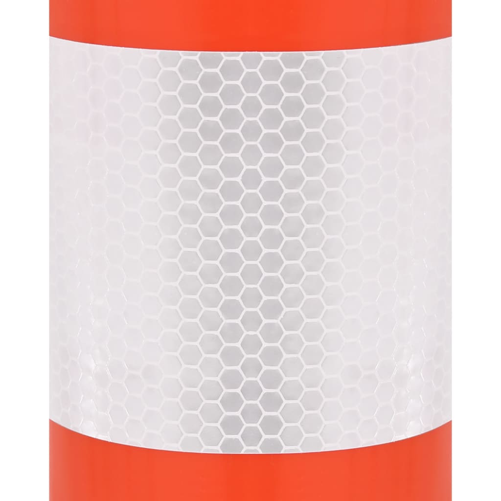 vidaXL Słupki drogowe, 10 szt., 75 cm, PE