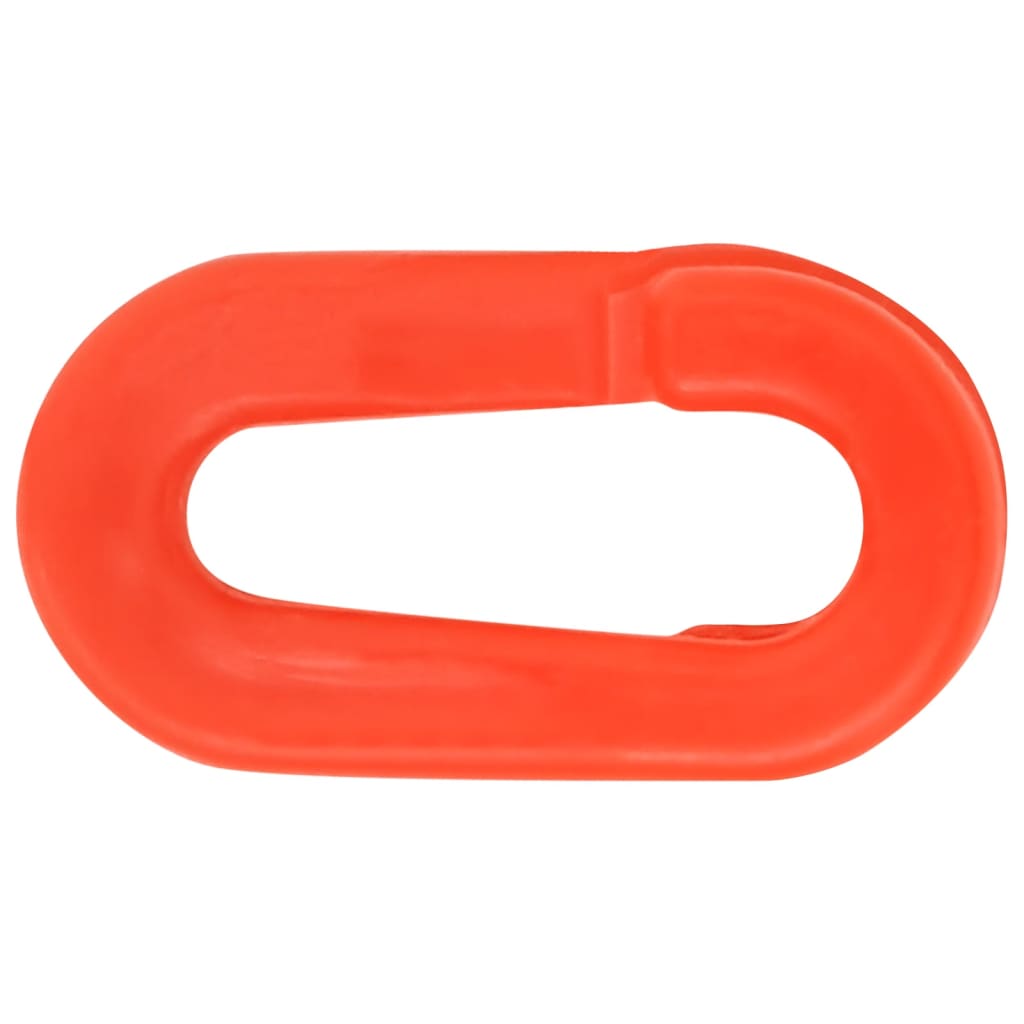 vidaXL Słupki drogowe, 4 szt., z łańcuchem, 75 cm, PE