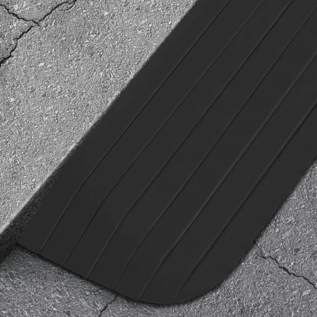 vidaXL Rampa progowa, 110x21x2,5 cm, gumowa