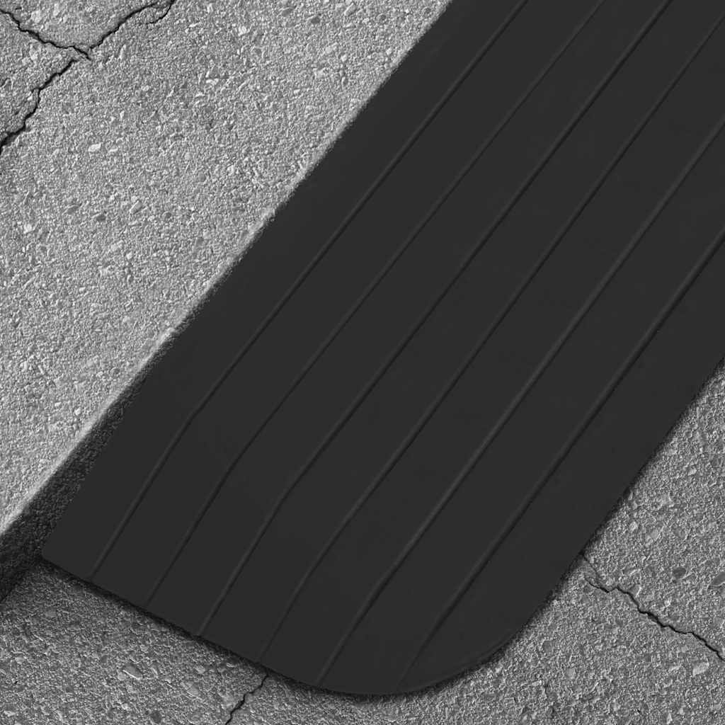 vidaXL Rampy progowe, 2 szt., 110x21x2,5 cm, gumowe