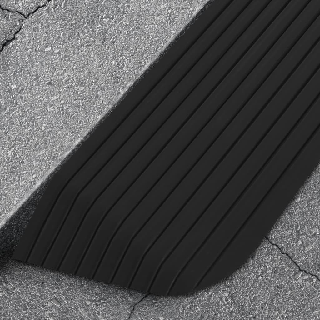 vidaXL Rampy progowe, 2 szt., 110x32x3,8 cm, gumowe