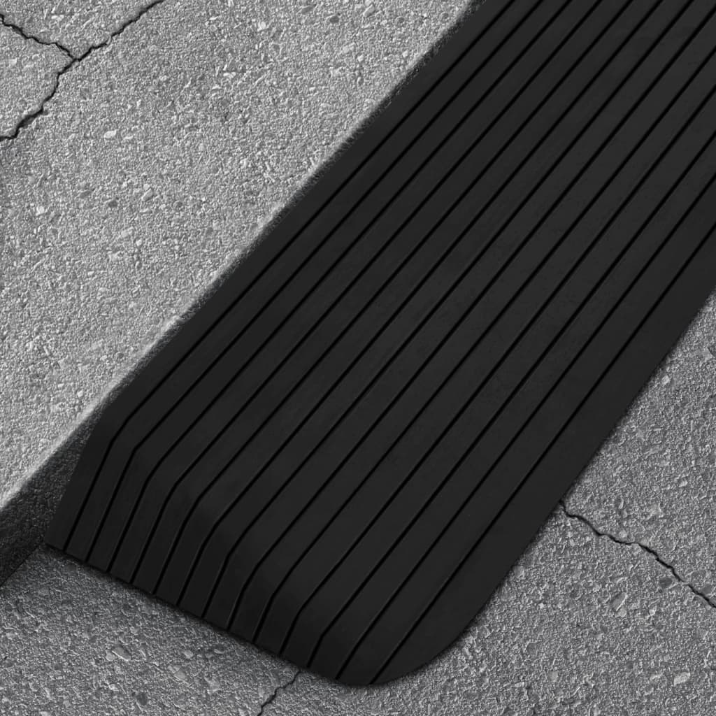 vidaXL Rampa progowa, 110x41x5 cm, gumowa