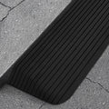 vidaXL Rampy progowe, 2 szt., 110x41x5 cm, gumowe