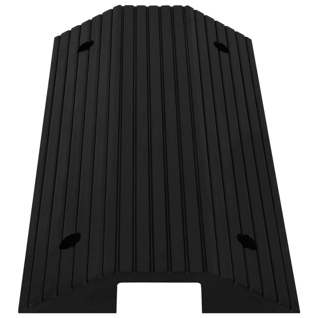 vidaXL Progowy mostek przejazdowy, 80x40x8 cm, gumowy