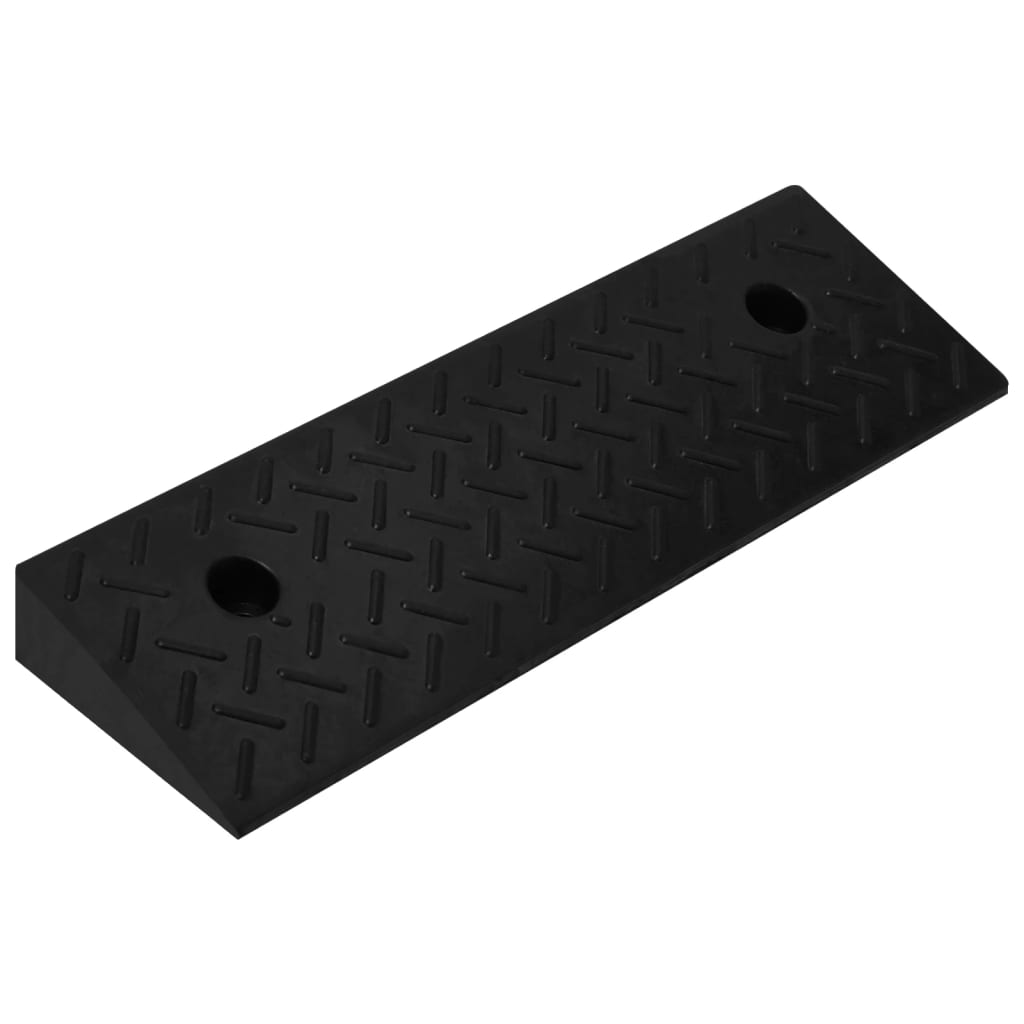 vidaXL Najazdy krawężnikowe, 2 szt., 50 x 17,5 x 5 cm, gumowe