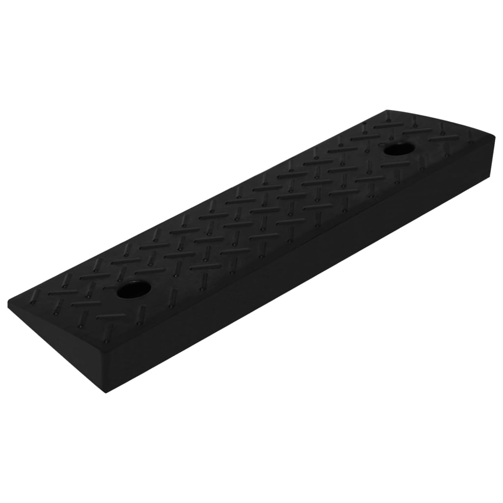 vidaXL Najazdy krawężnikowe, 2 szt., 50 x 17,5 x 5 cm, gumowe