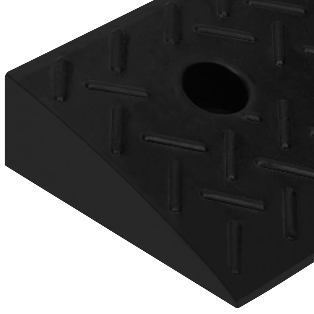 vidaXL Najazdy krawężnikowe, 2 szt., 50 x 17,5 x 5 cm, gumowe
