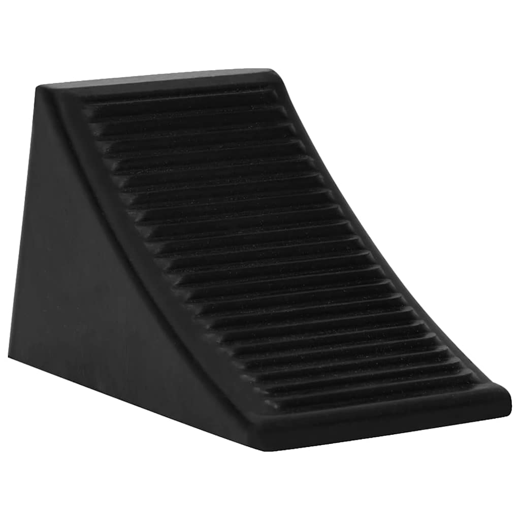 vidaXL Kliny pod koła samochodu, 4 szt., 16x9x9 cm, gumowe