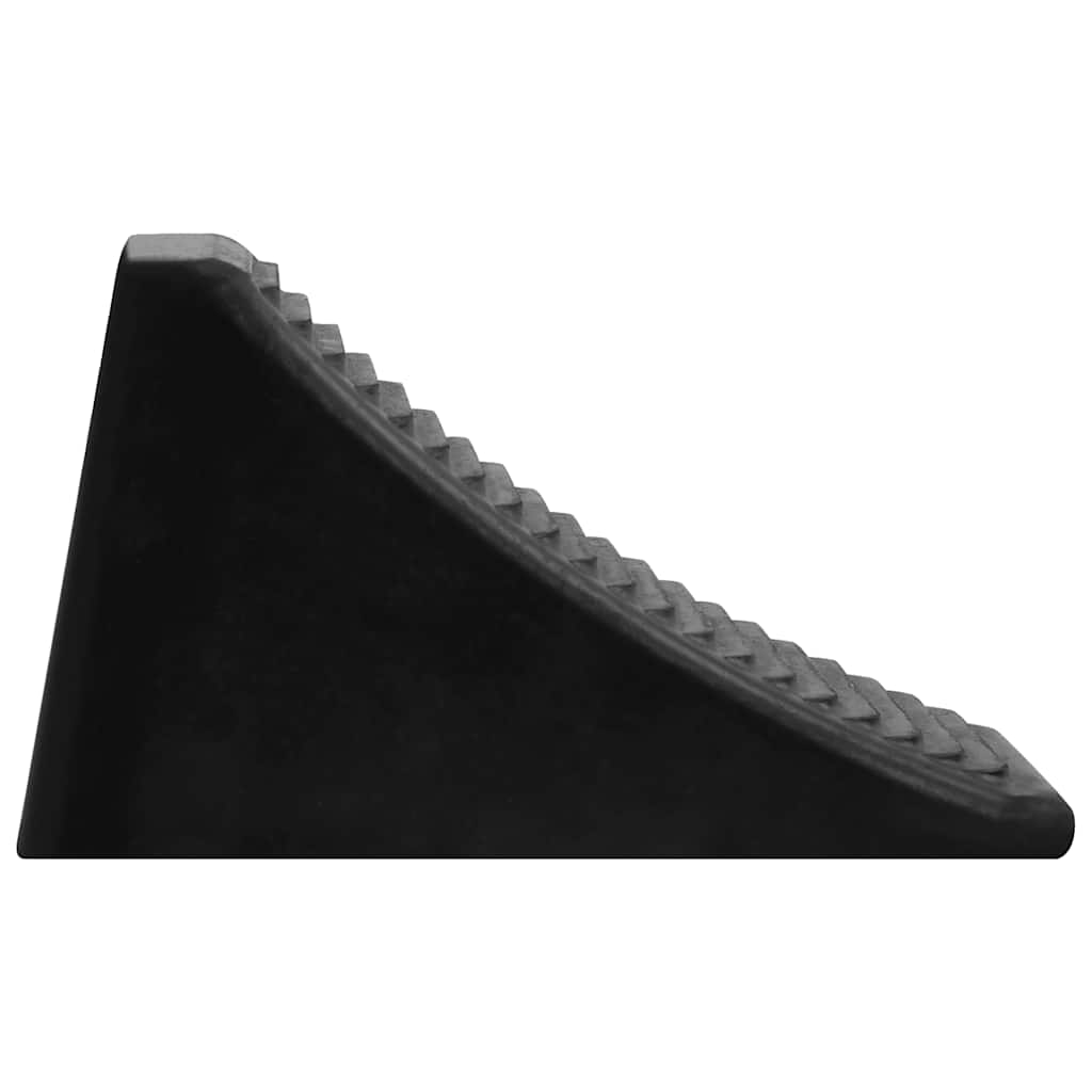 vidaXL Kliny pod koła samochodu, 4 szt., 16x9x9 cm, gumowe