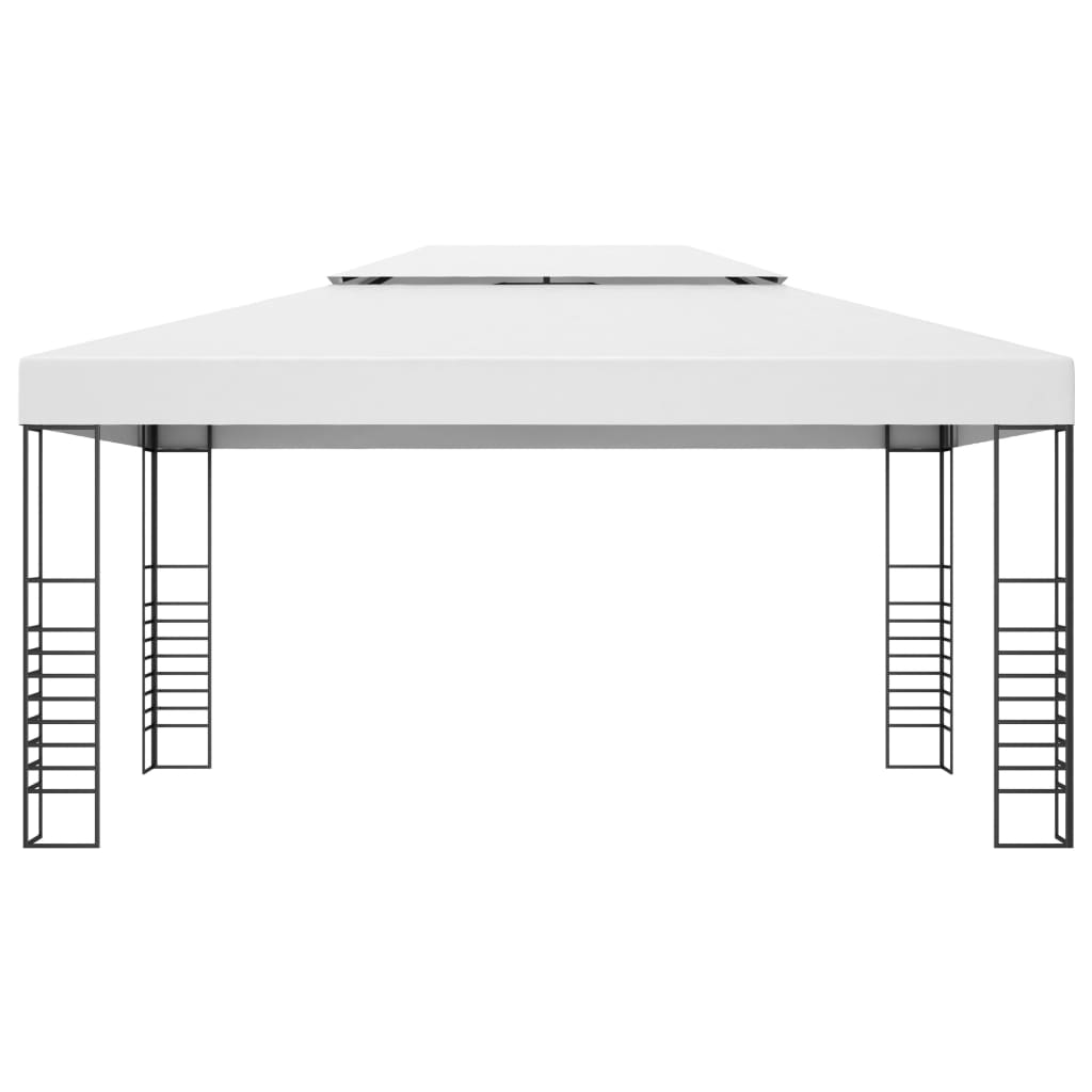 vidaXL Altana ze sznurem lampek LED, 4x3x2,7 m, biała