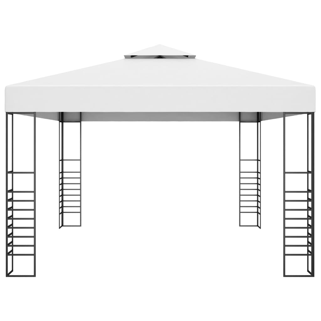 vidaXL Altana ze sznurem lampek LED, 4x3x2,7 m, biała