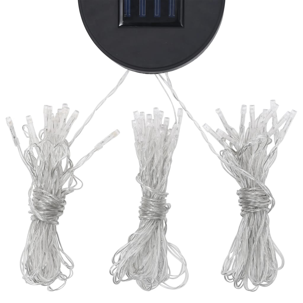 vidaXL Altana ze sznurem lampek LED, 3x3 m, antracytowa