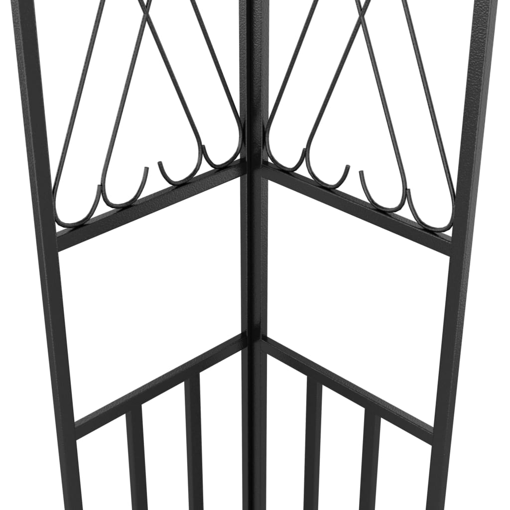 vidaXL Altana ze sznurem lampek LED, 3x3 m, antracytowa tkanina
