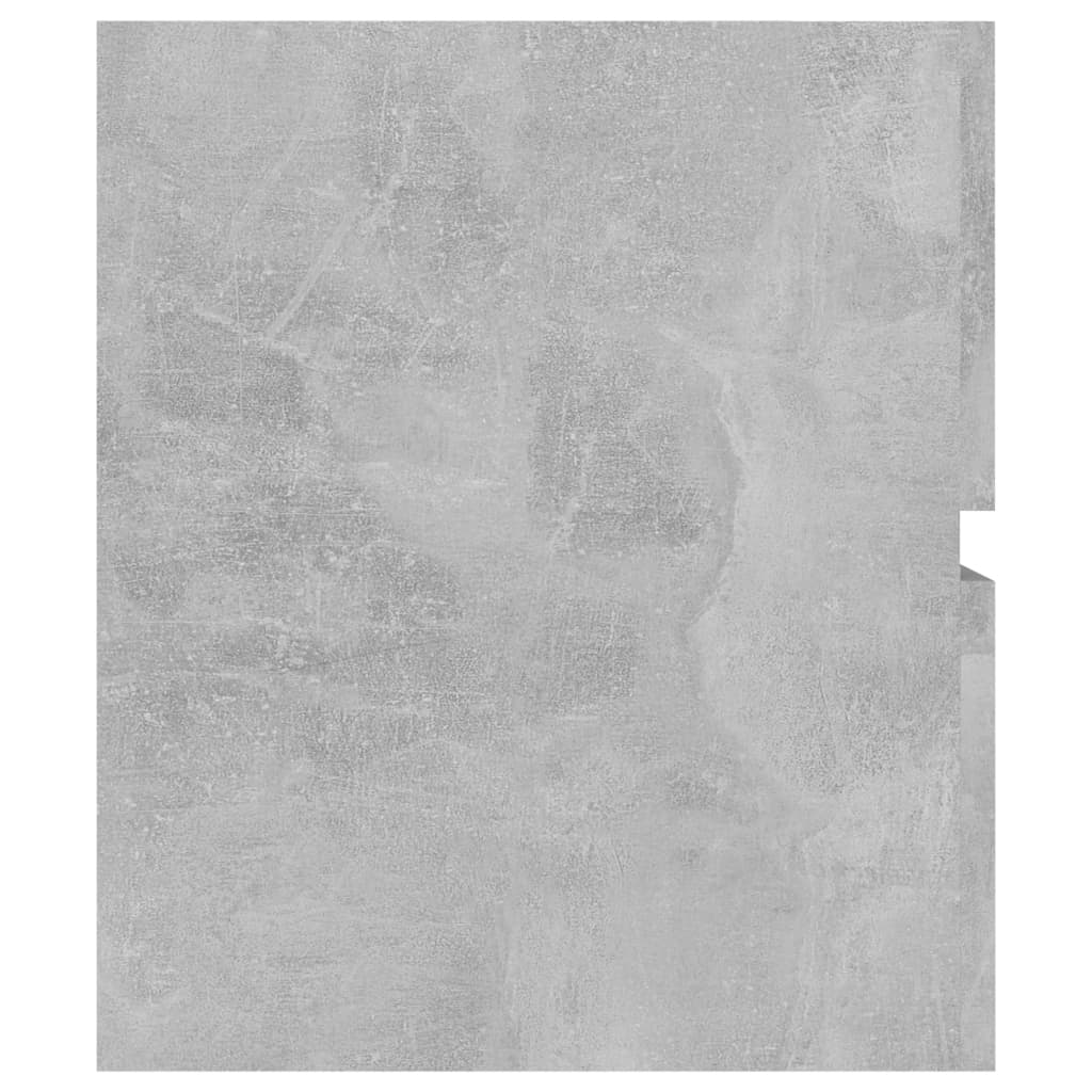 vidaXL Szafka z wbudowaną umywalką, szarość betonu, płyta wiórowa