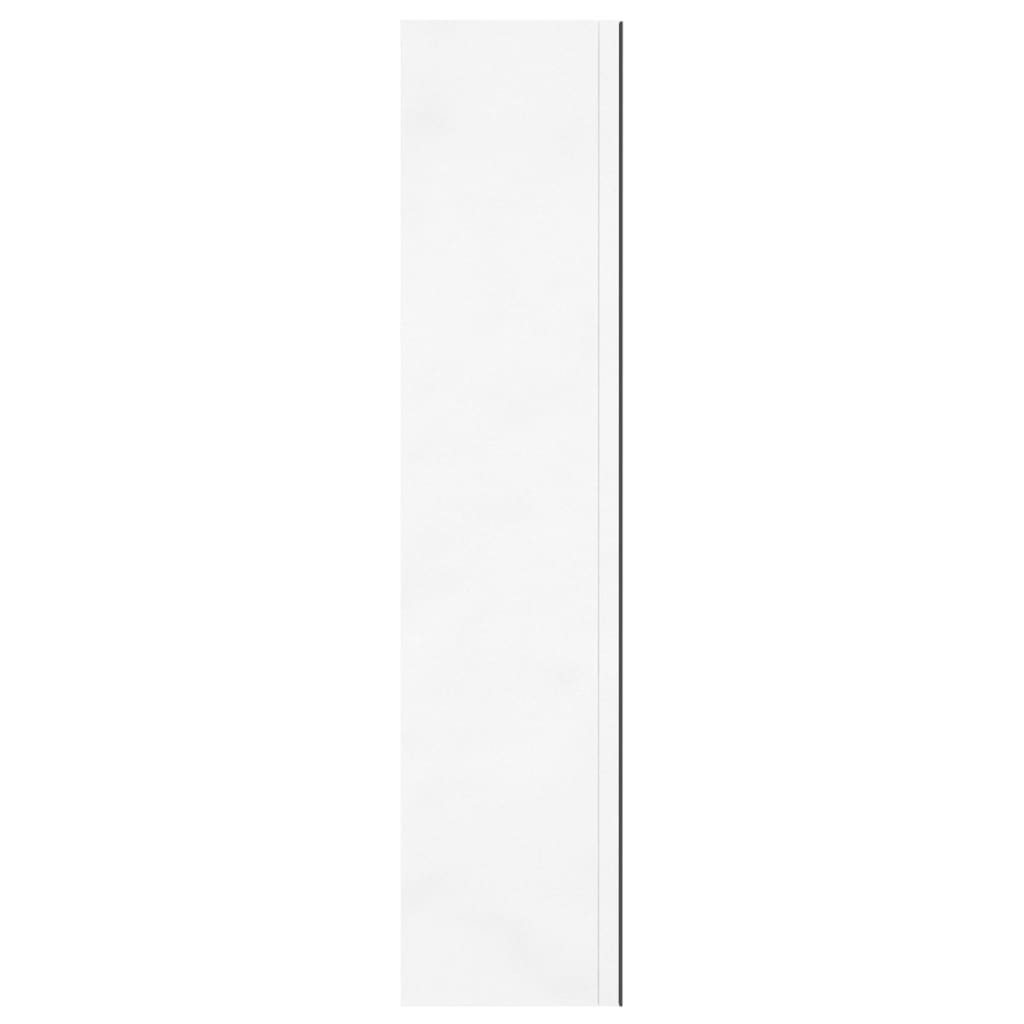 vidaXL Szafka łazienkowa z lustrem, 60x15x75 cm, MDF, biel z połyskiem