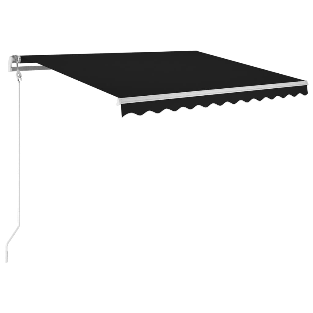 vidaXL Automatycznie zwijana markiza, 300 x 250 cm, antracytowa