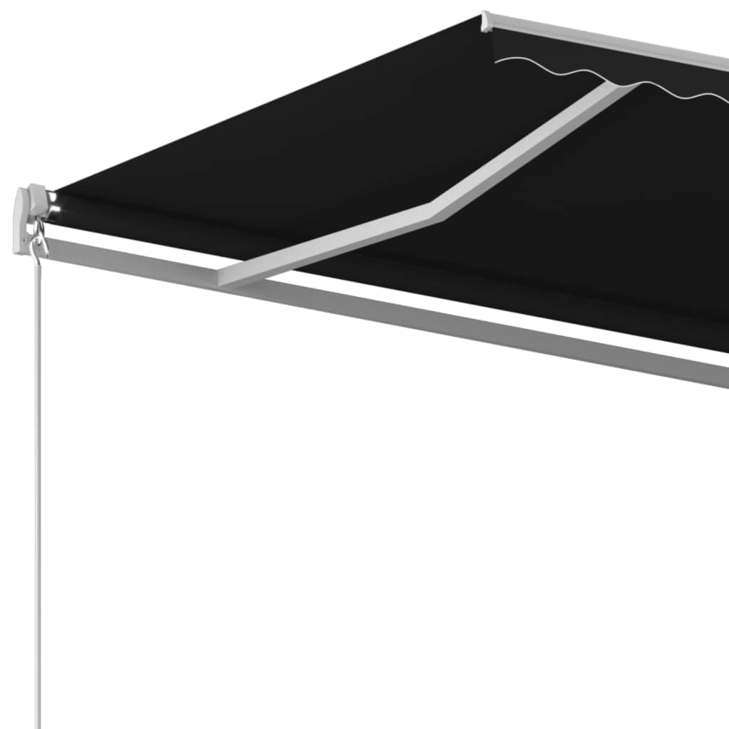 vidaXL Ręcznie zwijana markiza, 600x350 cm, antracytowa