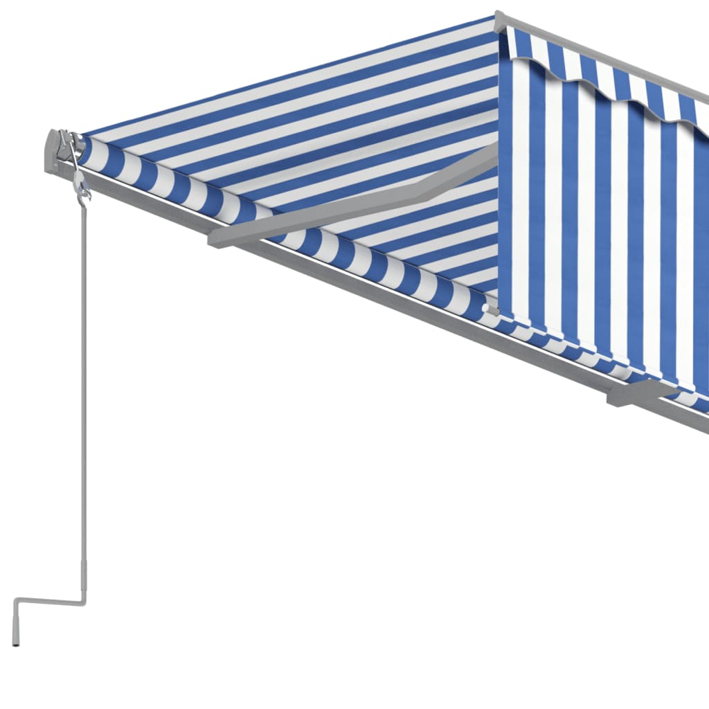 vidaXL Automatycznie zwijana markiza z zasłoną, 3,5x2,5 m