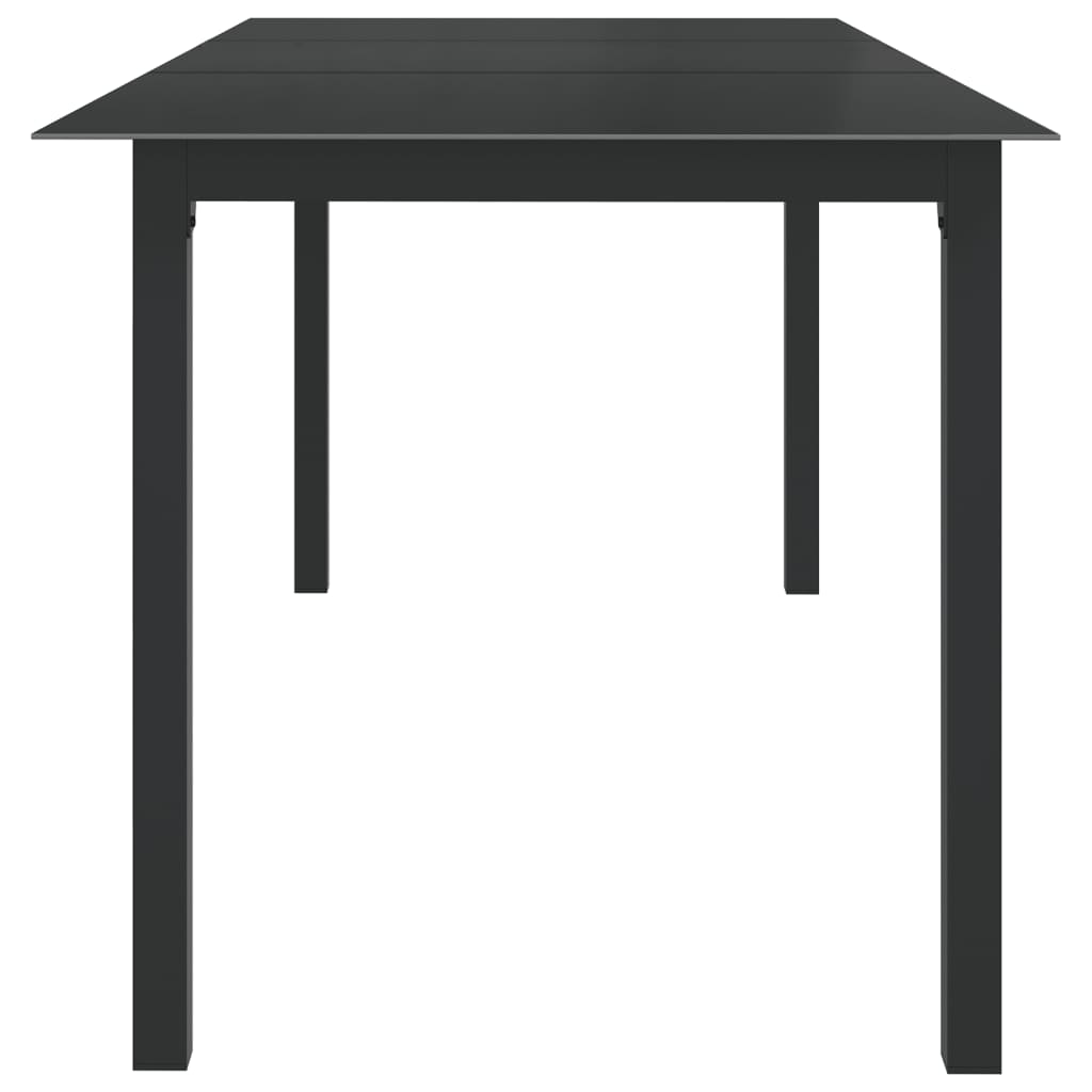 vidaXL 9-częściowy zestaw mebli ogrodowych, aluminium, antracytowy