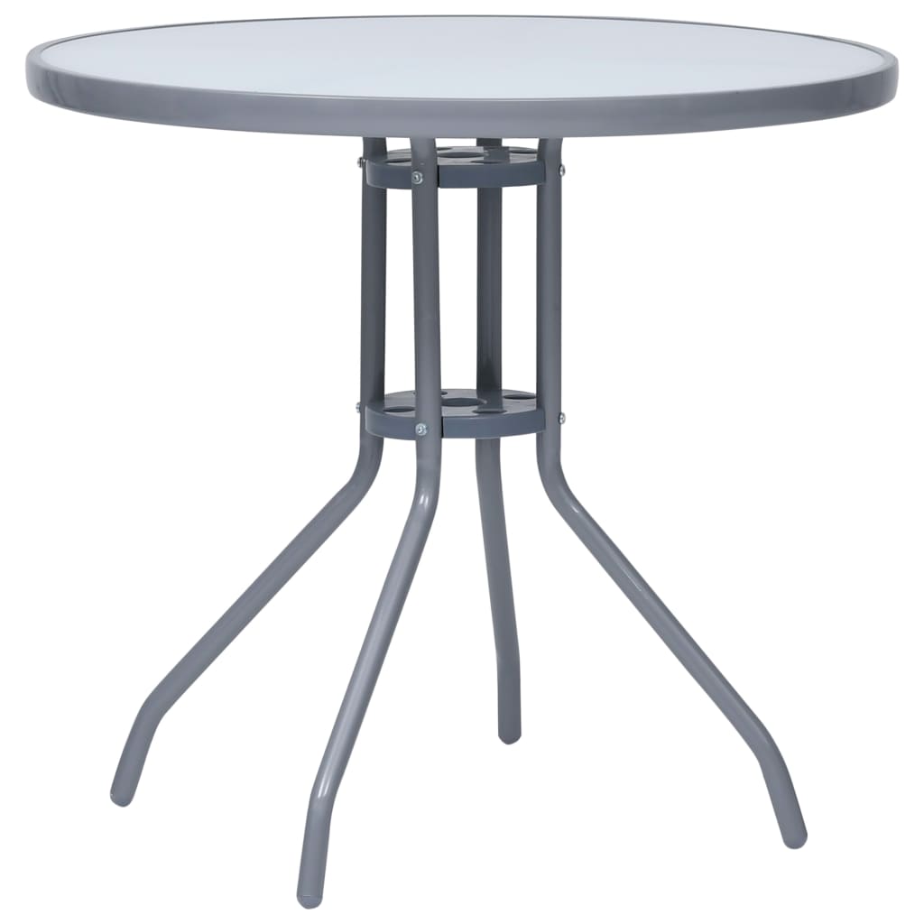 vidaXL 5-cz. zestaw mebli jadalnianych do ogrodu, aluminium/textilene