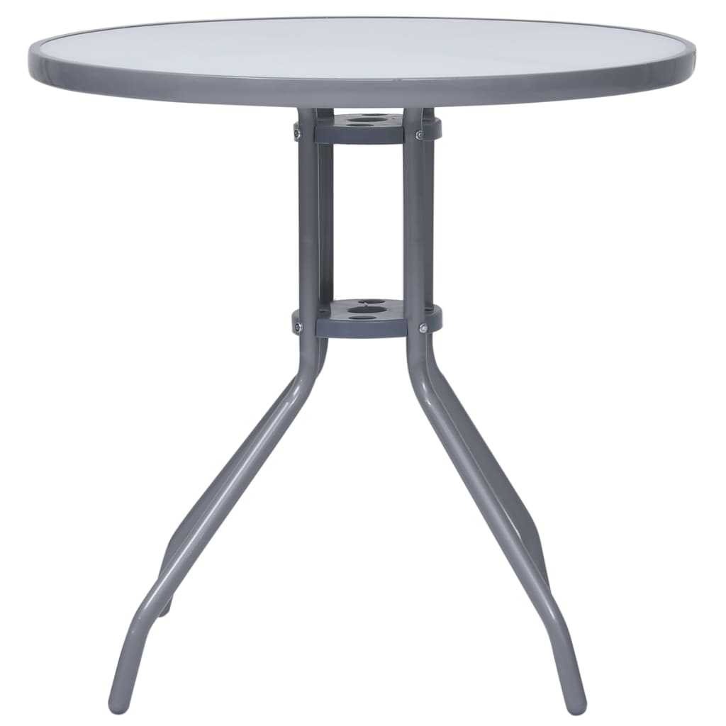 vidaXL 5-cz. zestaw mebli jadalnianych do ogrodu, aluminium/textilene