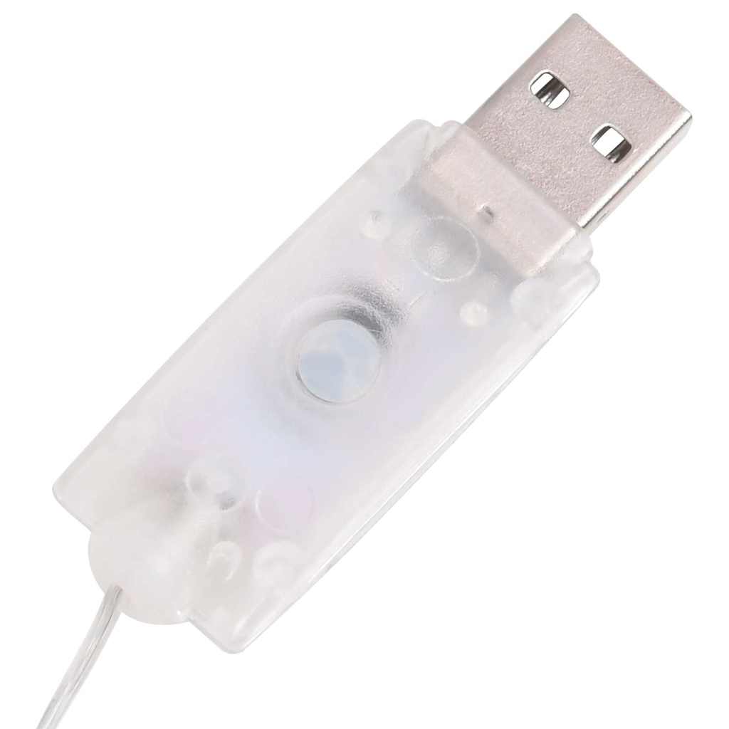 vidaXL Dekoracja świąteczna, bałwan z LED, luksusowa tkanina, 120 cm