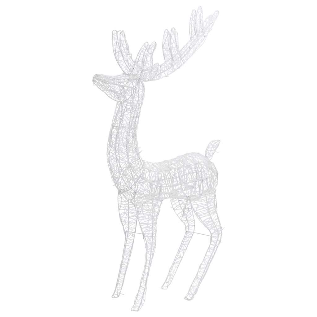 vidaXL Świąteczny renifer, akryl, 250 LED, 180 cm, niebieski