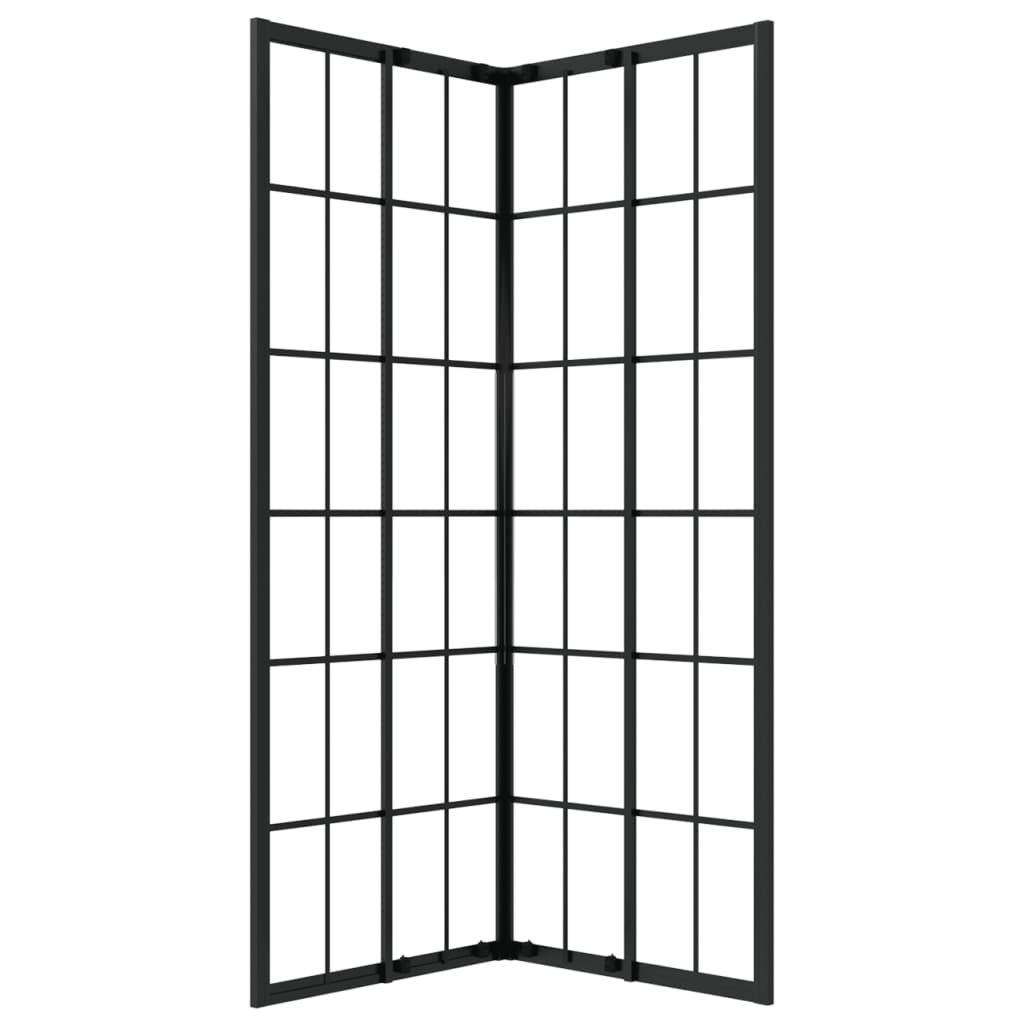 vidaXL Kabina prysznicowa, ESG, 80x80x180 cm
