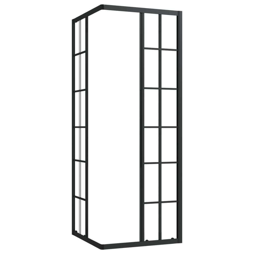 vidaXL Kabina prysznicowa, ESG, 80x80x180 cm