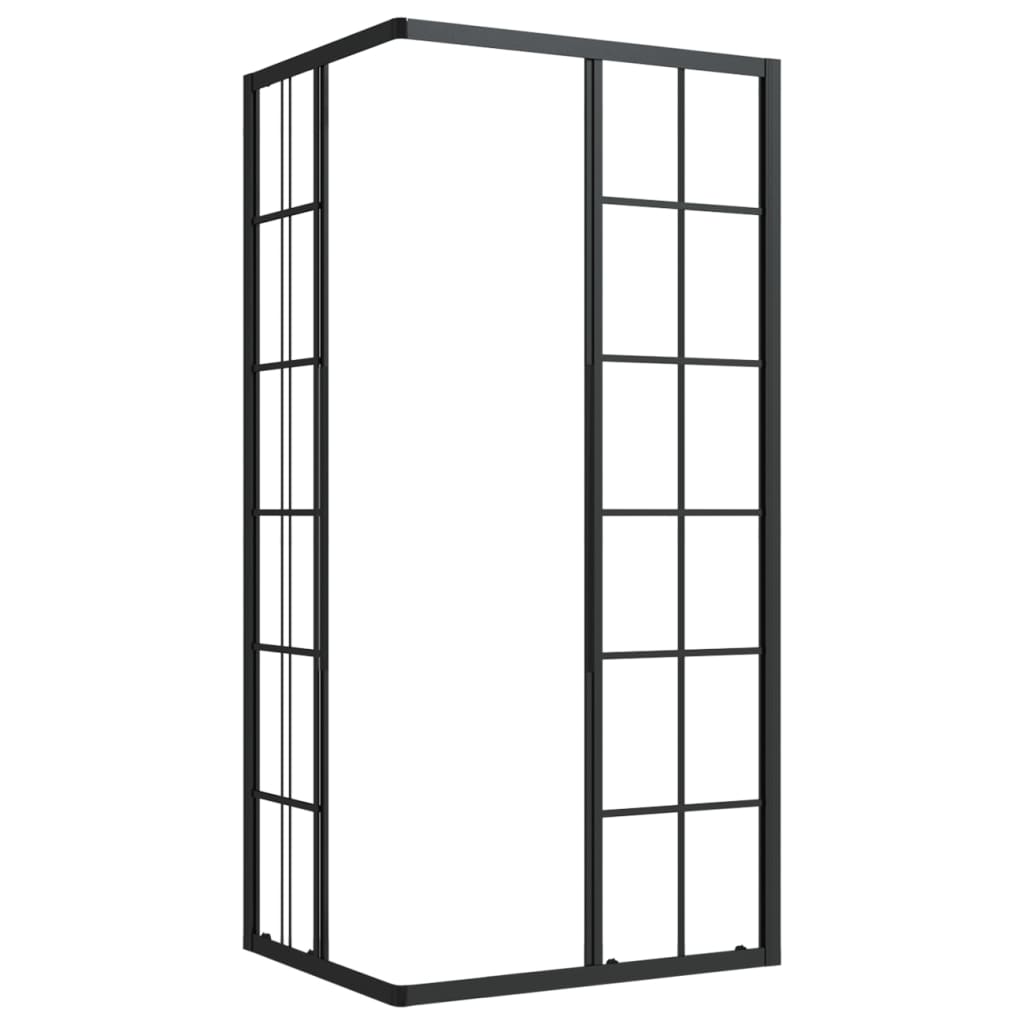 vidaXL Kabina prysznicowa, ESG, 90 x 70 x 180 cm