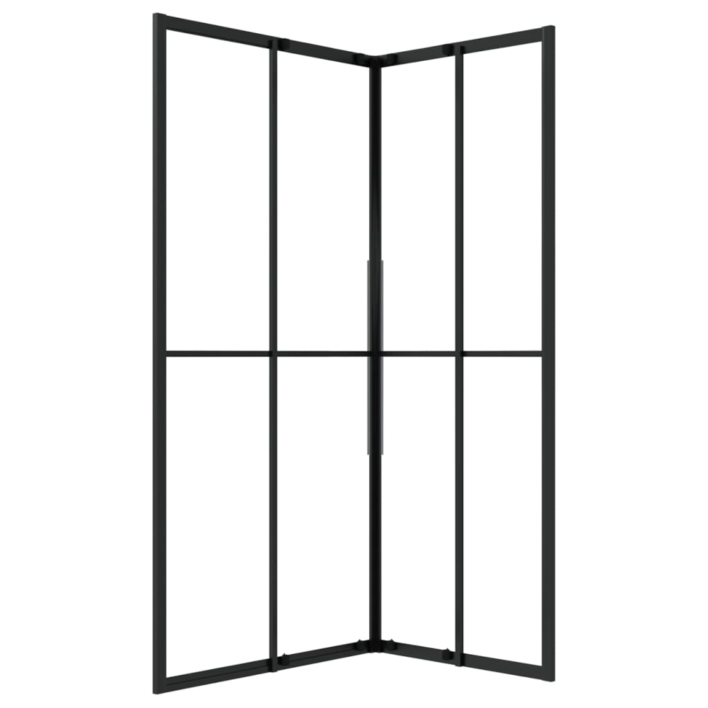 vidaXL Kabina prysznicowa, ESG, 90 x 70 x 180 cm