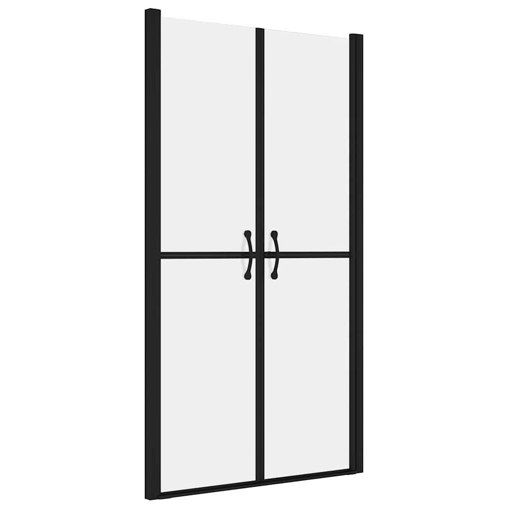 vidaXL Drzwi prysznicowe, szkło mrożone, ESG, (93-96)x190 cm