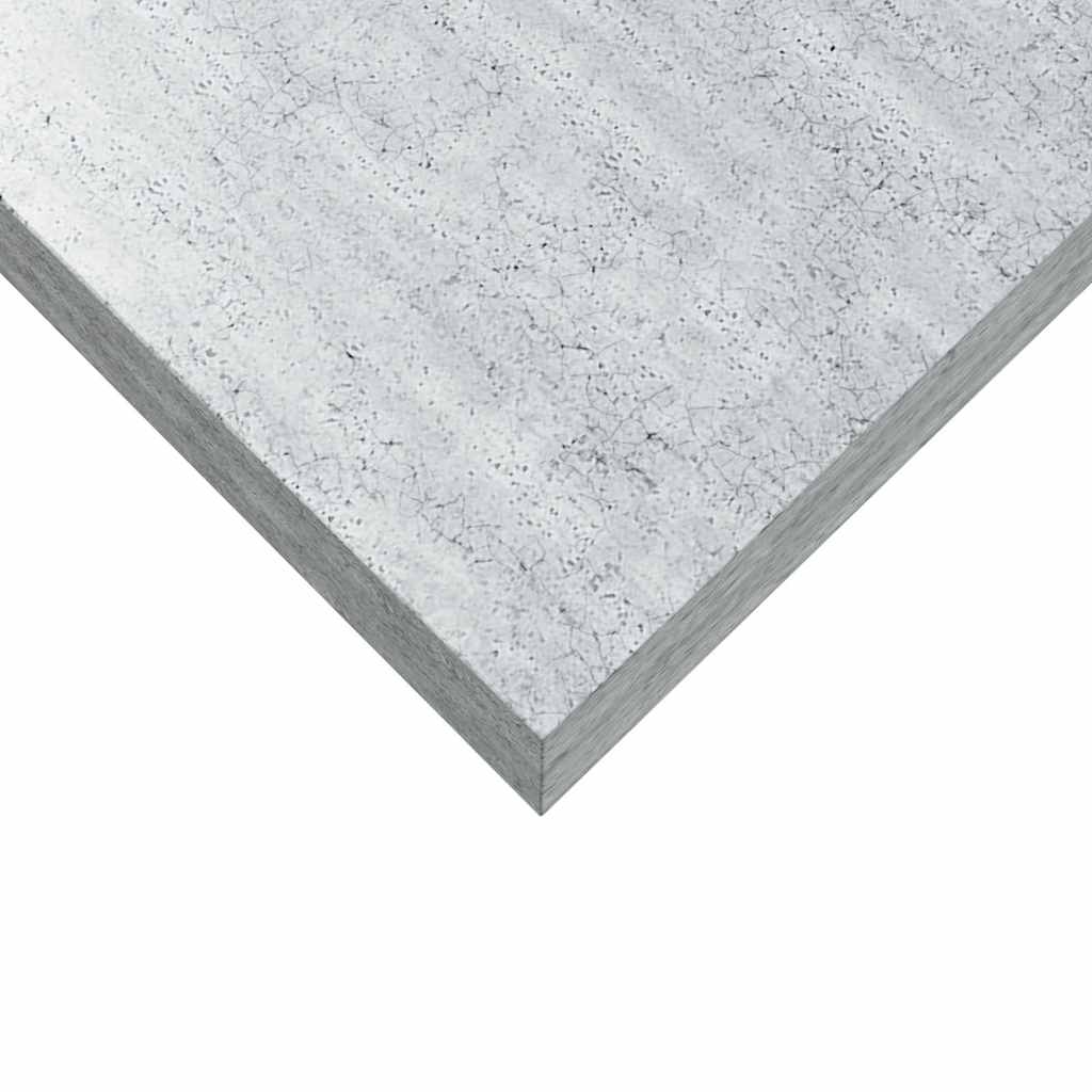 vidaXL Półki ścienne, 2 szt., szarość betonu, 120 x 23,5 x 3,8 cm, MDF
